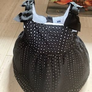 Janie and Jack - Black and White dress - 12 -18 mo